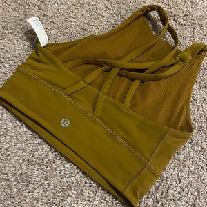 Lululemon High Neck Long Line Energy Sports Bra